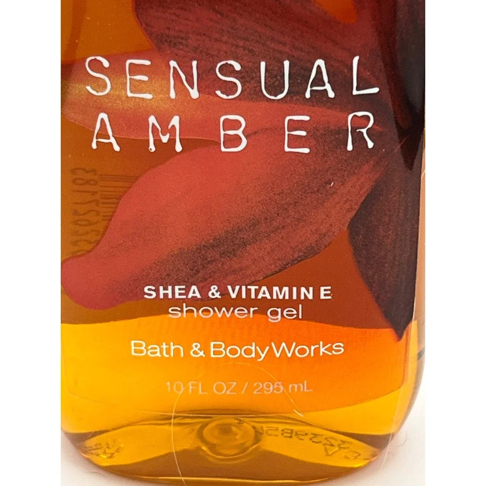 Bath & Body Works Sensual Amber Shower Gel 10oz Signature Collection  Vitamin E